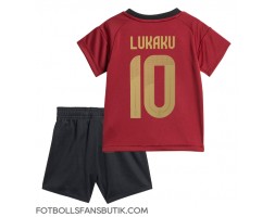 Belgien Romelu Lukaku #10 Replika Hemmatröja Barn EM 2024 Kortärmad (+ Korta byxor)